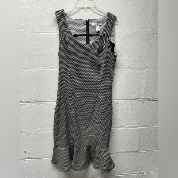 White House Black Market Polka Dot Dress - Picture 1 of 4